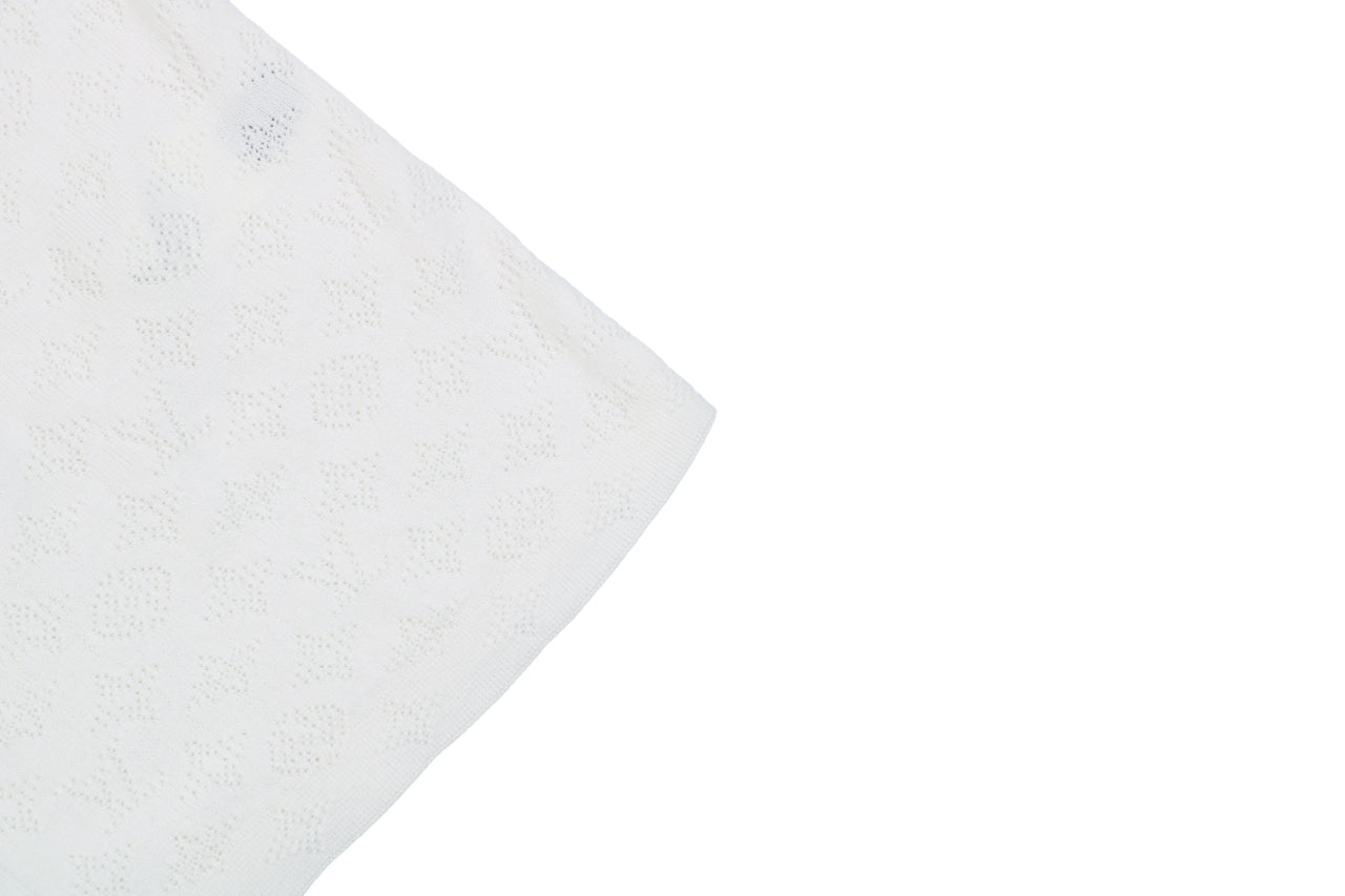 Louis Vuitton LV23SS Monogram Hollow Jacquard Short Sleeve Shirt