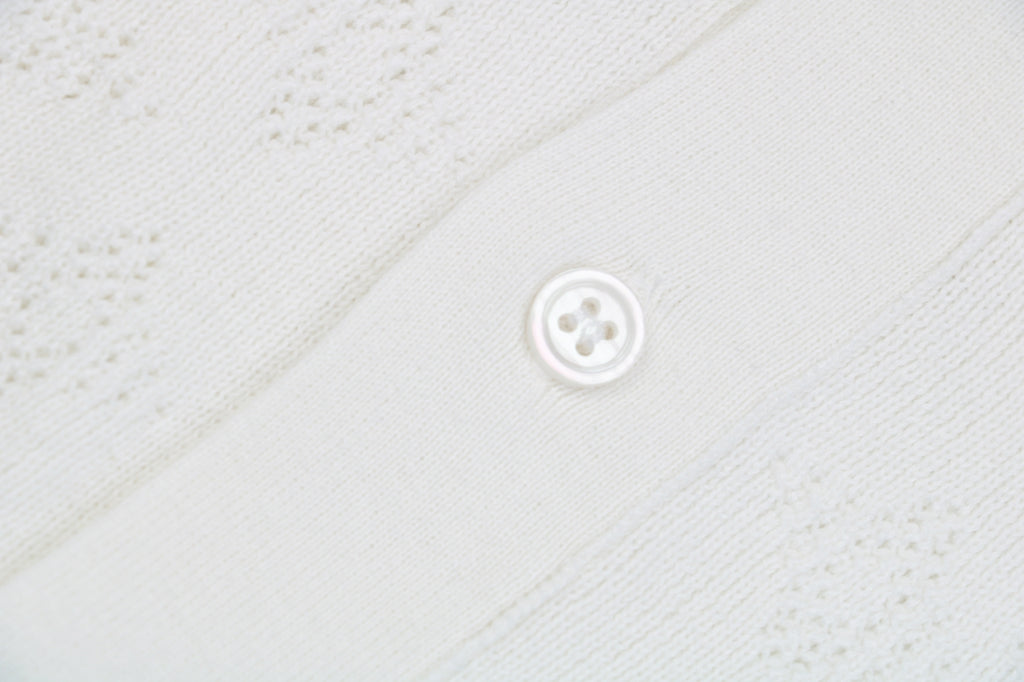 Louis Vuitton LV23SS Monogram Hollow Jacquard Short Sleeve Shirt
