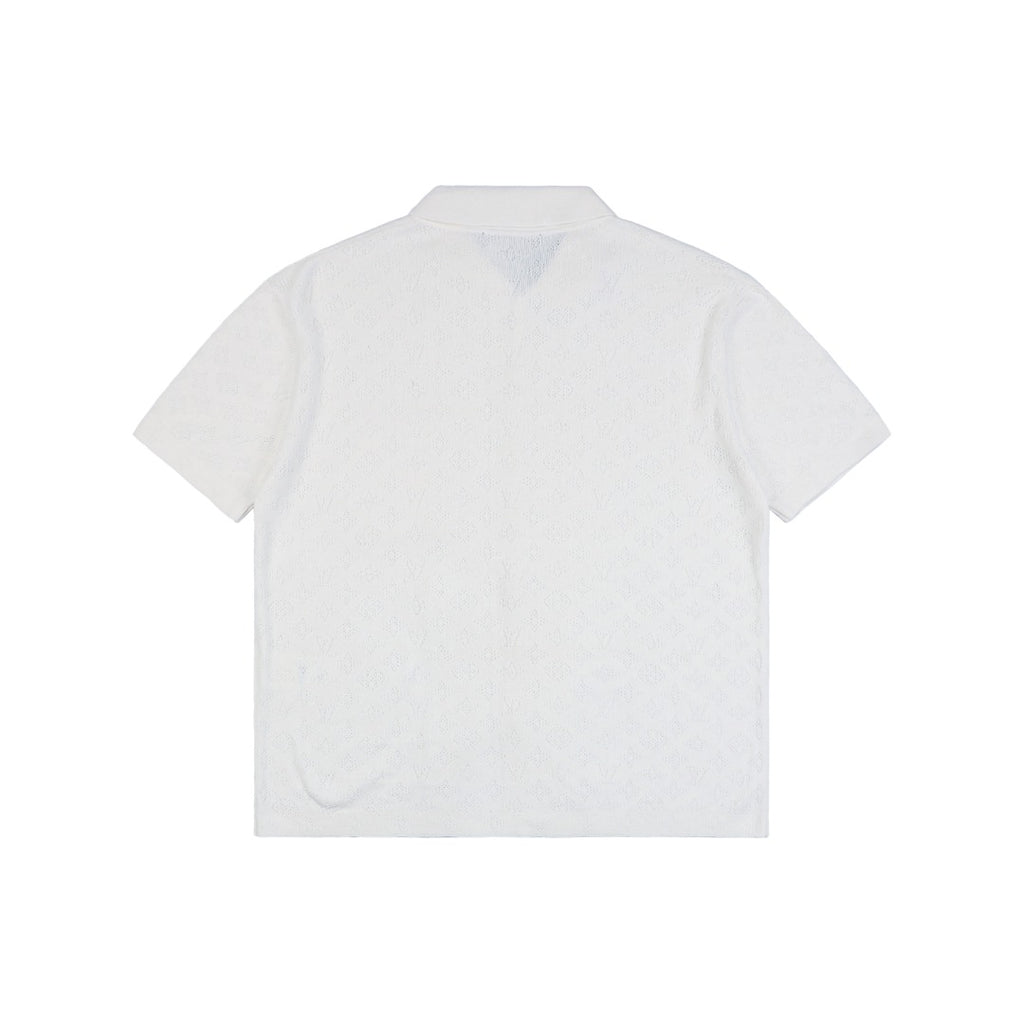 Louis Vuitton LV23SS Monogram Hollow Jacquard Short Sleeve Shirt