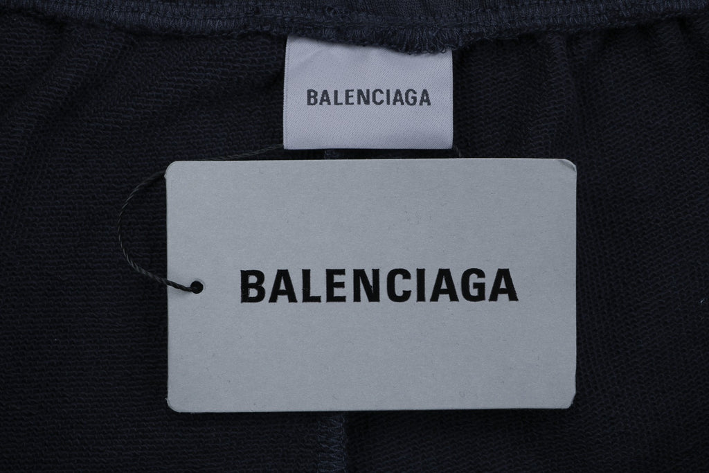 Balenciaga x WFP World Food Programme White Logo Print Shorts