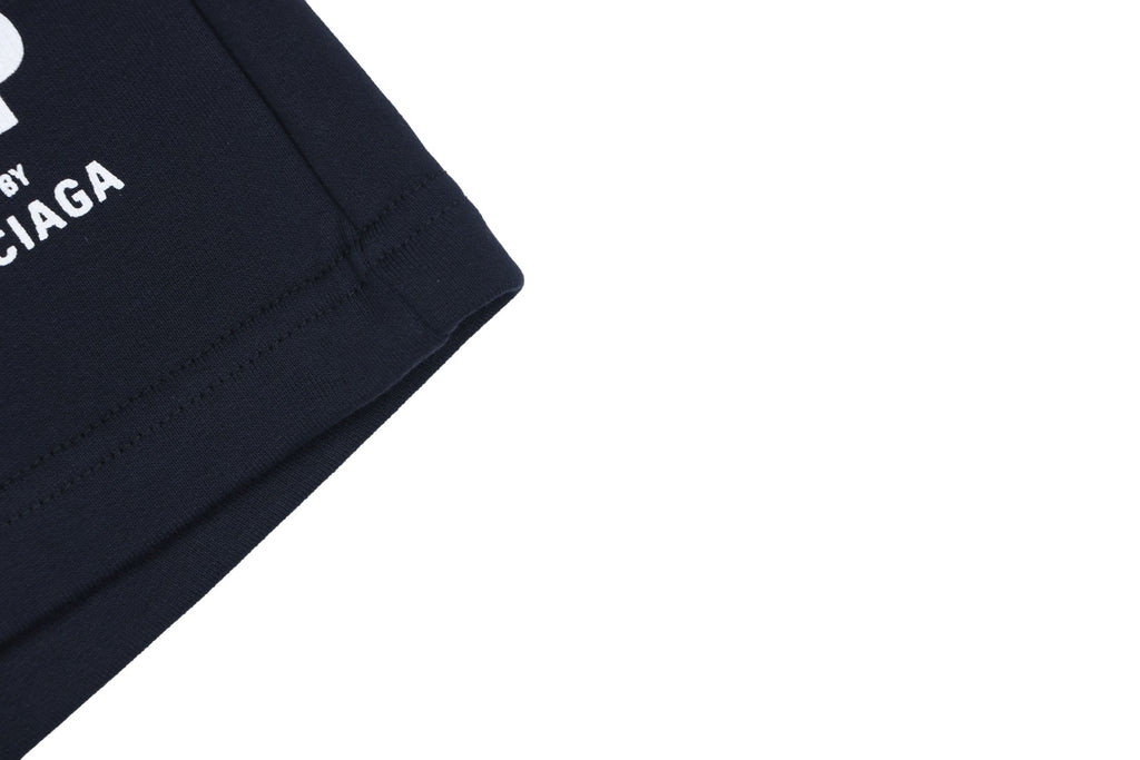 Balenciaga x WFP World Food Programme White Logo Print Shorts