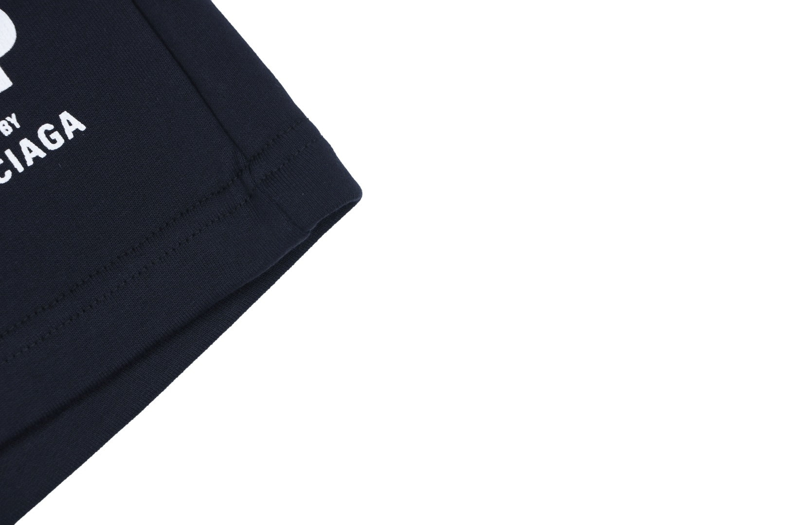 Balenciaga x WFP World Food Programme White Logo Print Shorts