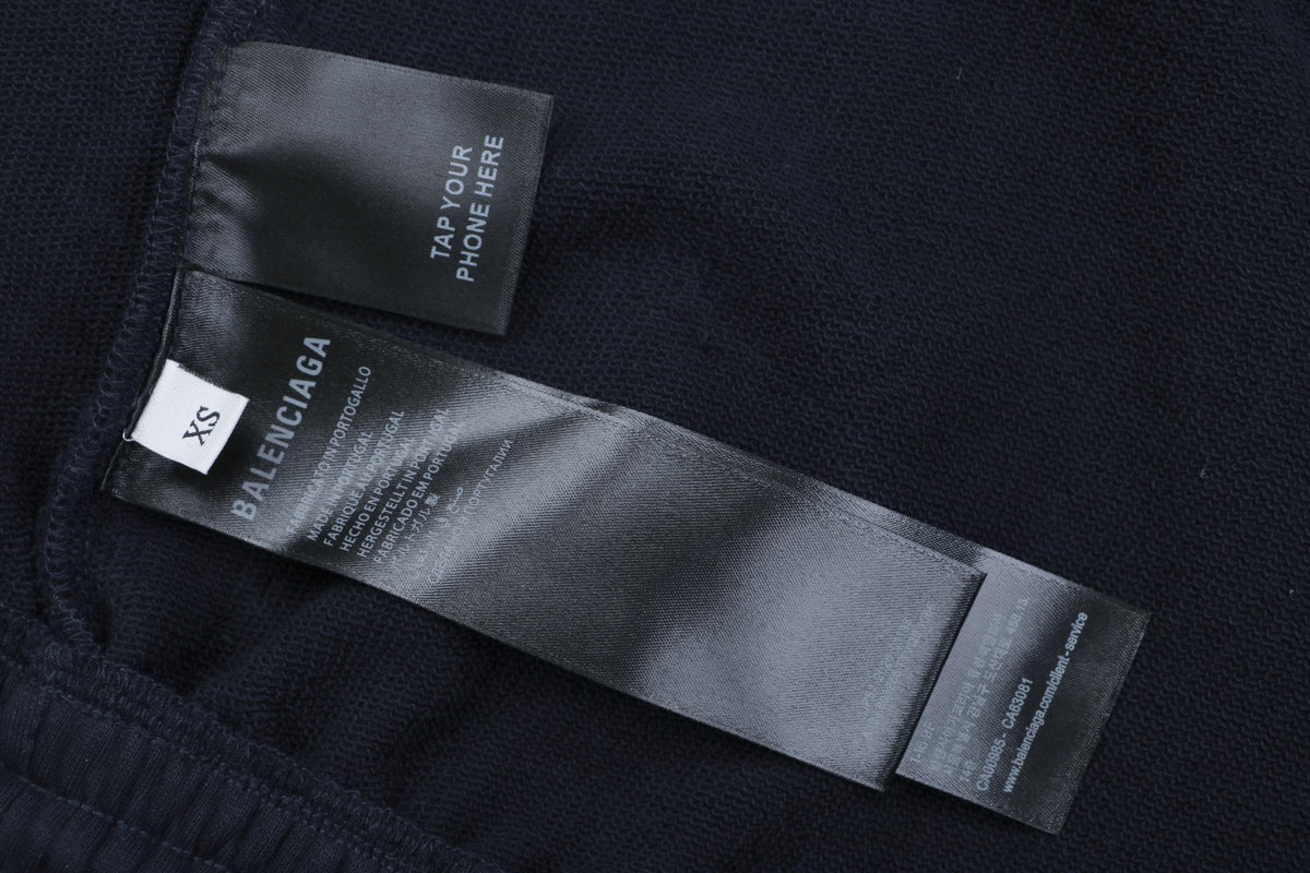 Balenciaga x WFP World Food Programme White Logo Print Shorts
