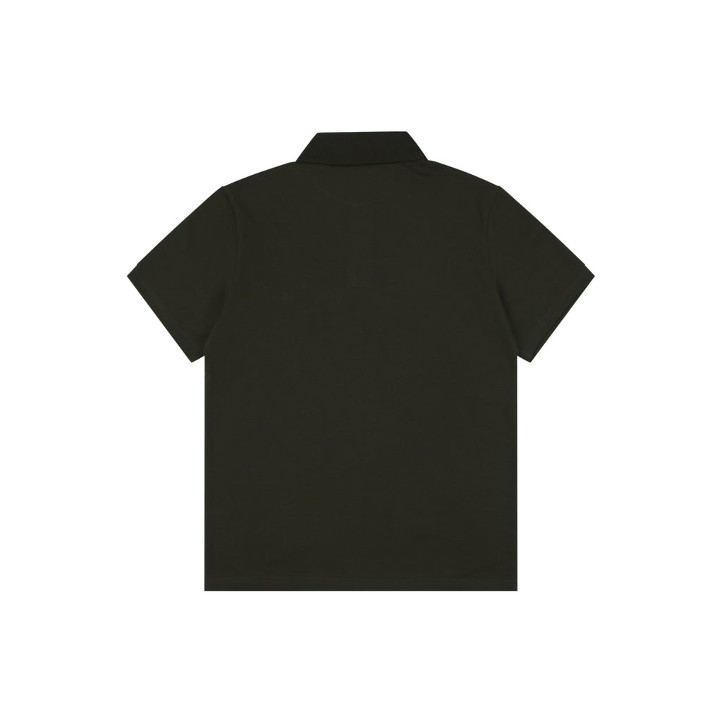 Loewe Tonal Jacquard Anagram Embroidered Polo Short Sleeve - Brown