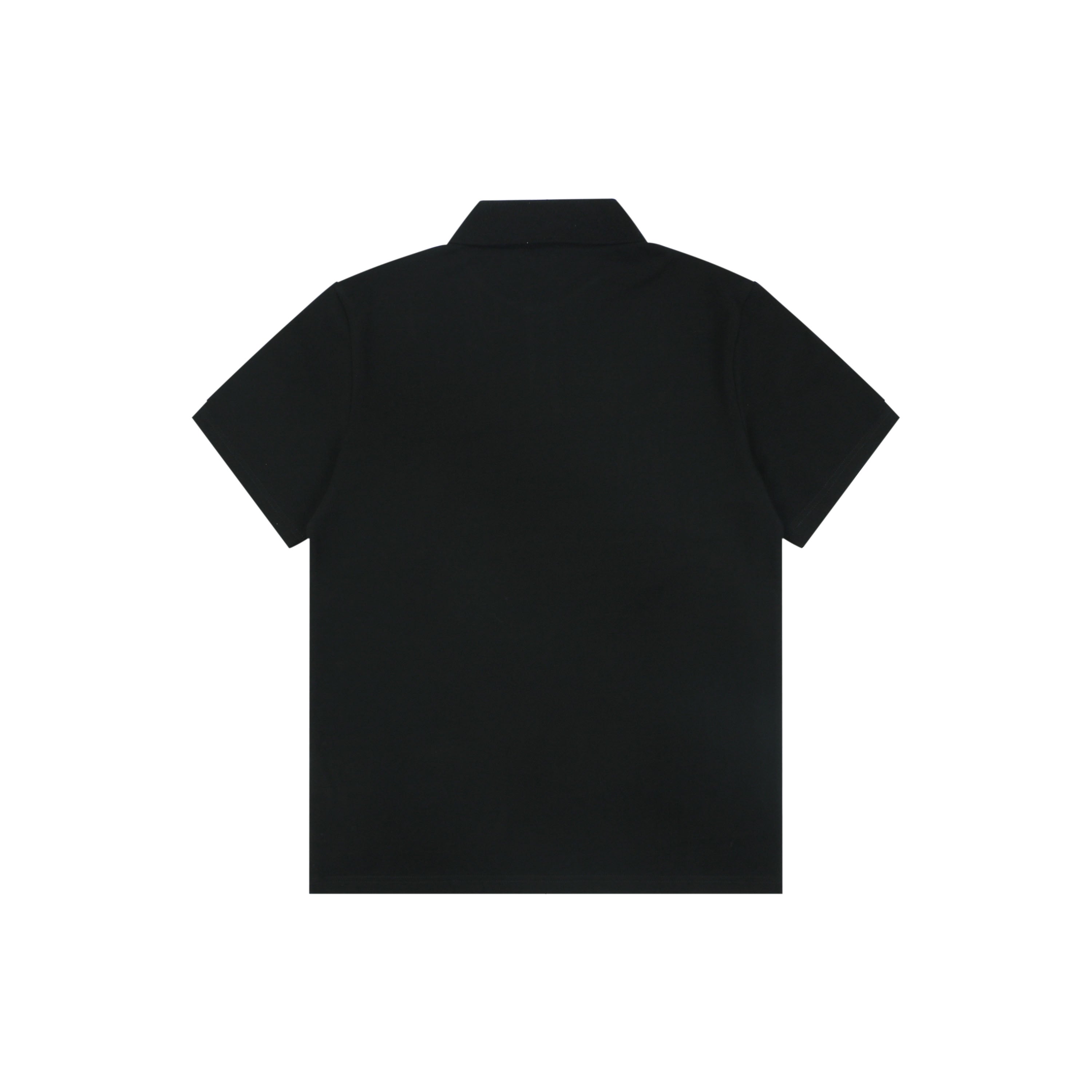 Loewe Tonal Jacquard Anagram Embroidered Polo Short Sleeve - Black