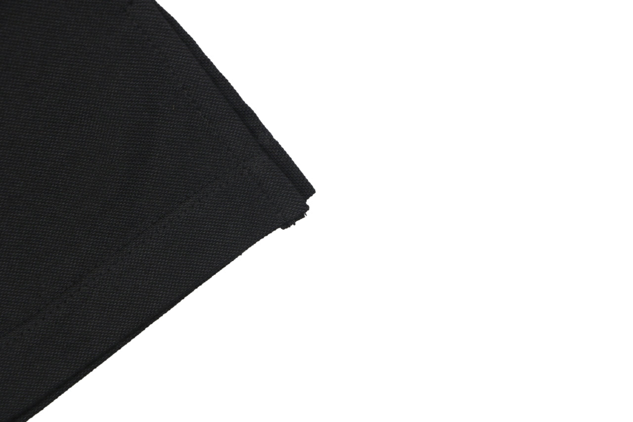 Louis Vuitton Safety Pin Monogram Letter Embroidered Polo Short Sleeve - Black