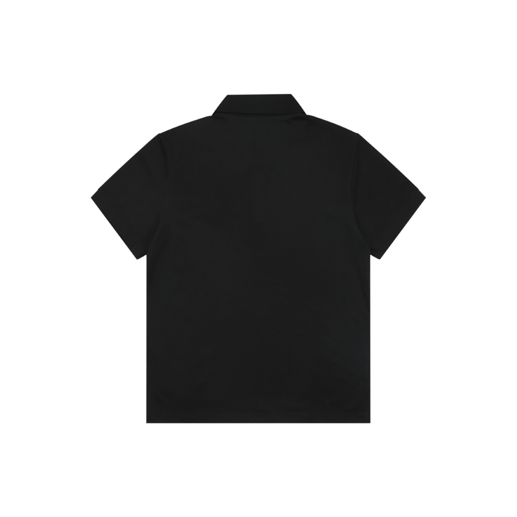 Louis Vuitton Safety Pin Monogram Letter Embroidered Polo Short Sleeve - Black