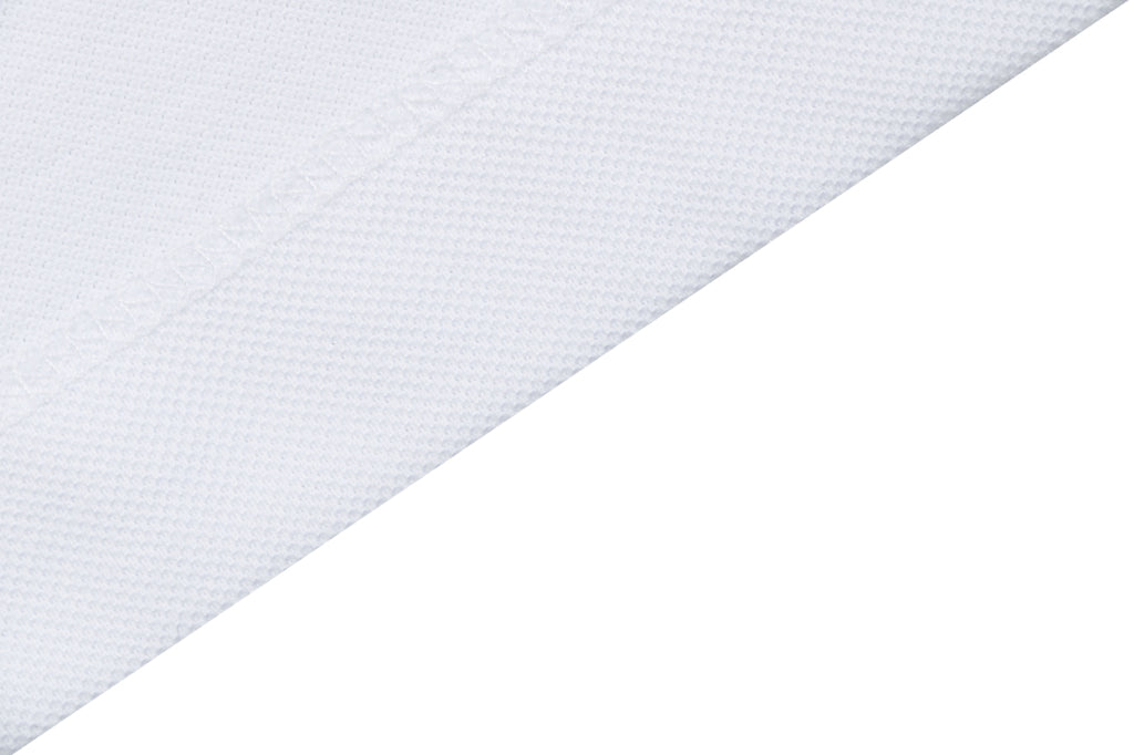 Louis Vuitton Safety Pin Monogram Letter Embroidered Polo Short Sleeve - White