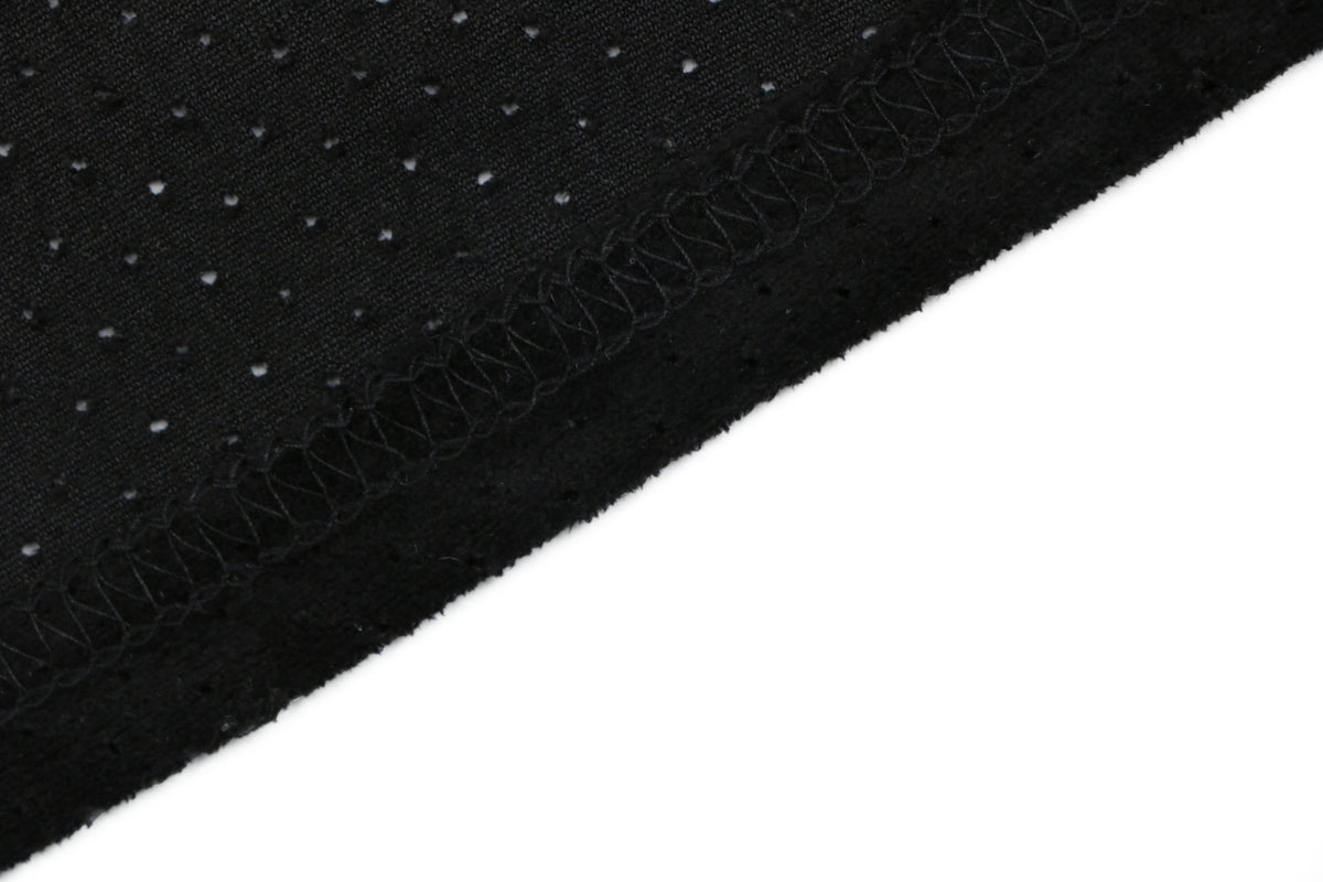 Supreme Suede Mesh Baseball Jersey Short Sleeve - Black