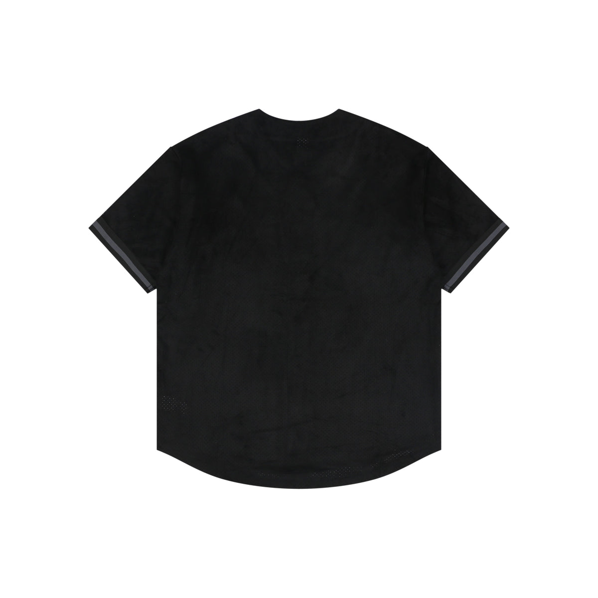 Supreme Suede Mesh Baseball Jersey Short Sleeve - Black