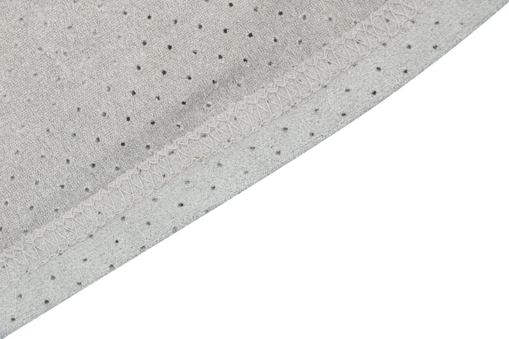 Supreme Suede Mesh Baseball Jersey Short Sleeve - Grey