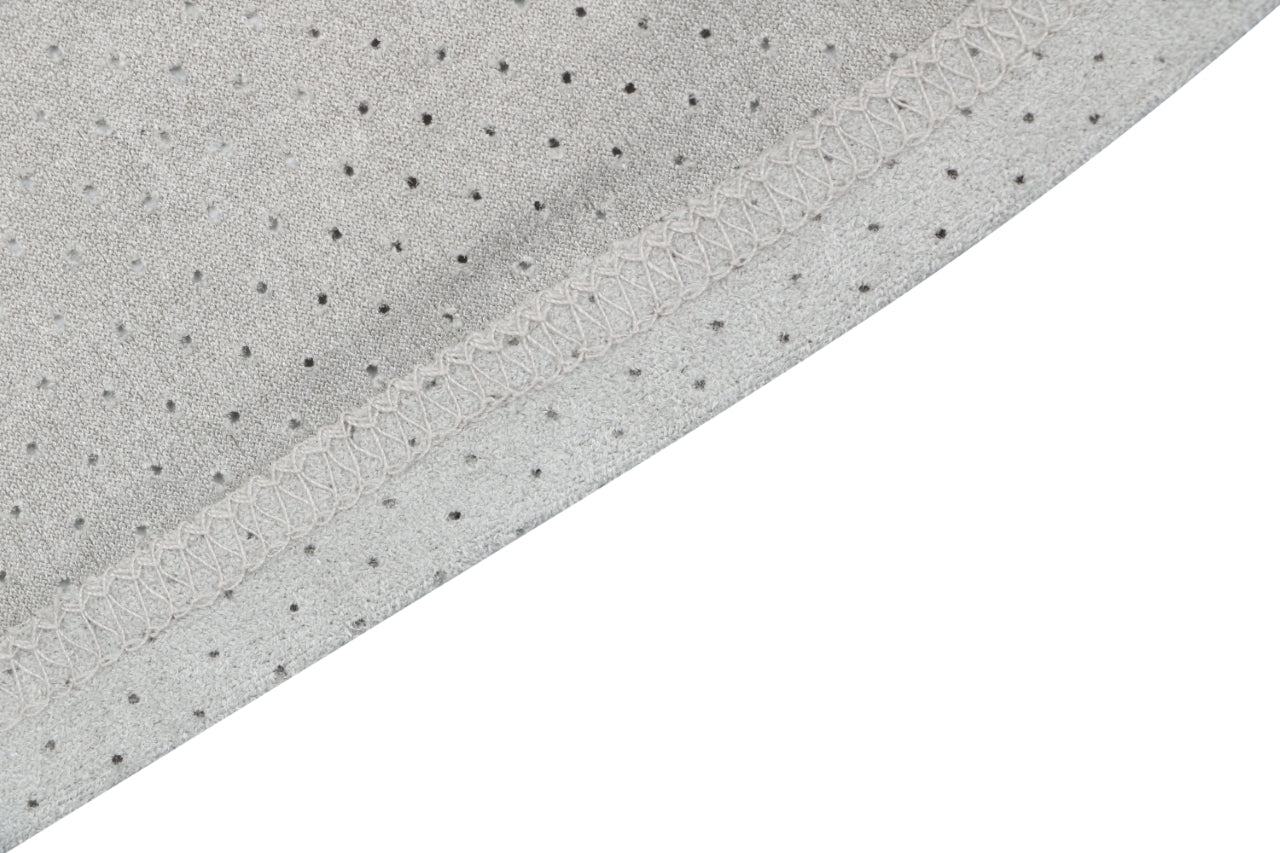 Supreme Suede Mesh Baseball Jersey Short Sleeve - Grey
