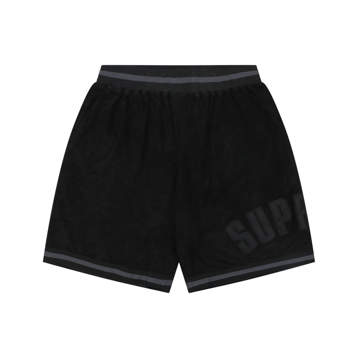 Supreme Suede Mesh Shorts - Black