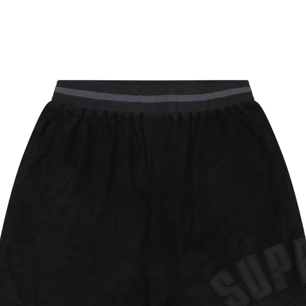 Supreme Suede Mesh Shorts - Black