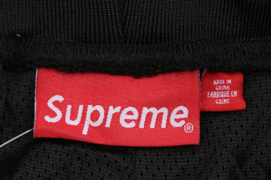 Supreme Suede Mesh Shorts - Black