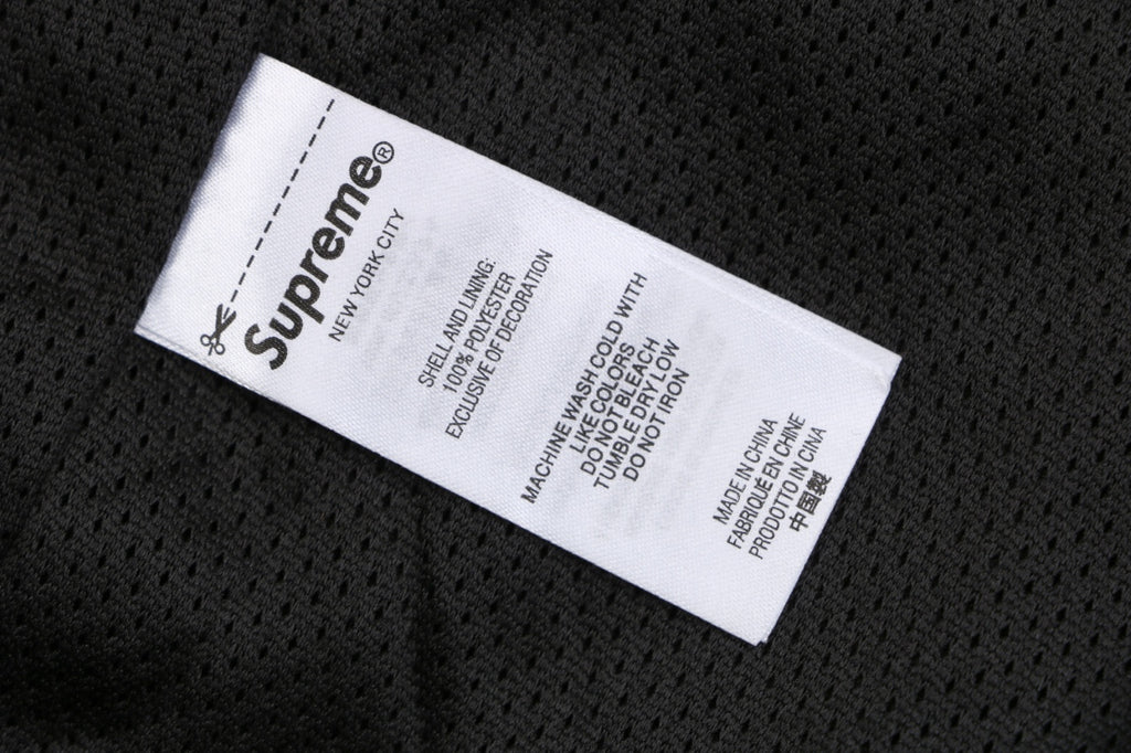 Supreme Suede Mesh Shorts - Black