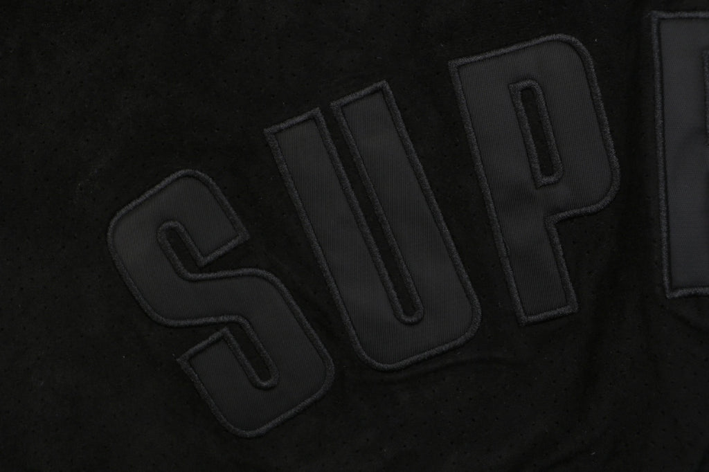 Supreme Suede Mesh Shorts - Black