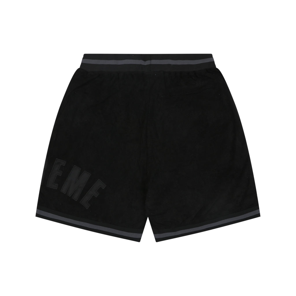 Supreme Suede Mesh Shorts - Black
