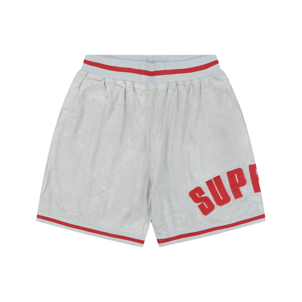 Supreme Suede Mesh Shorts - Grey