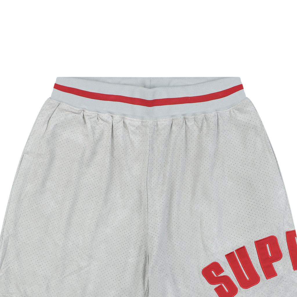 Supreme Suede Mesh Shorts - Grey