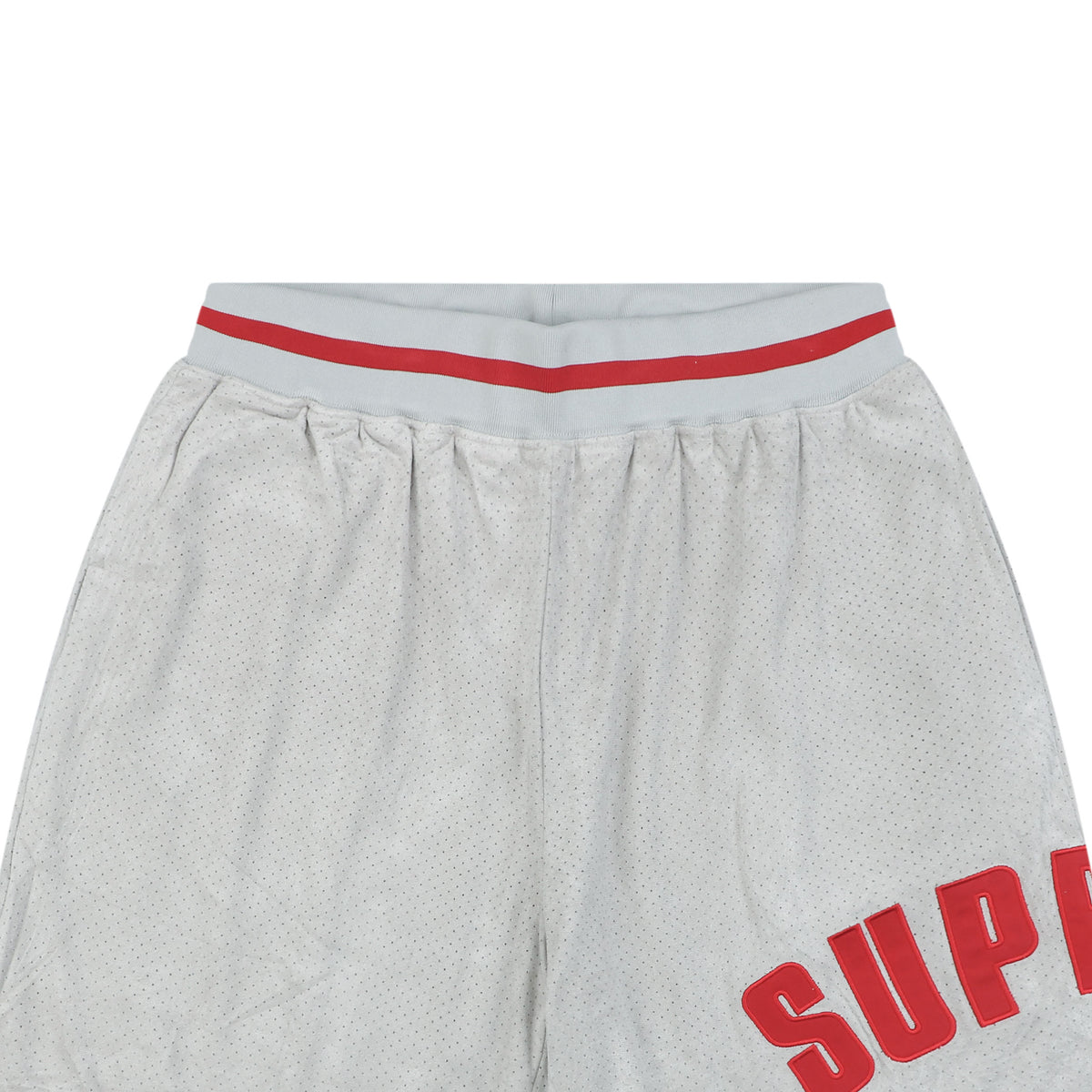 Supreme Suede Mesh Shorts - Grey
