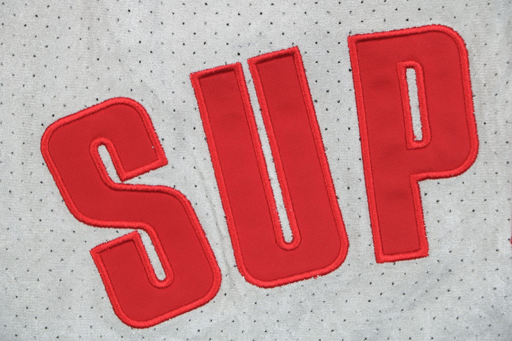 Supreme Suede Mesh Shorts - Grey
