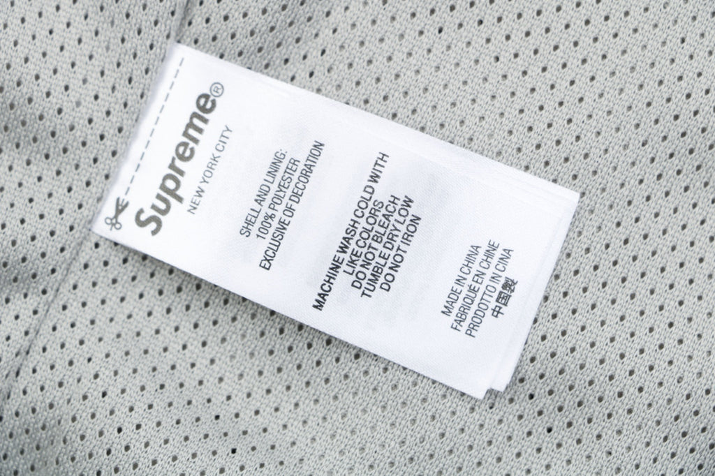 Supreme Suede Mesh Shorts - Grey