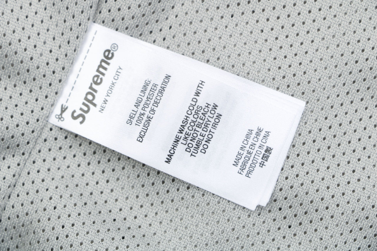 Supreme Suede Mesh Shorts - Grey