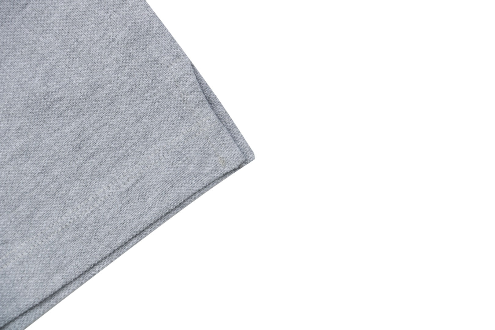 Louis Vuitton Small Monogram Embroidered Polo Shirt Short Sleeve - Grey