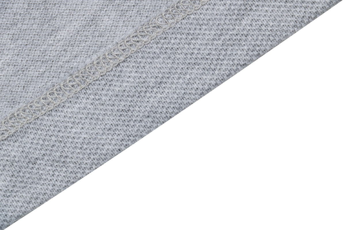 Louis Vuitton Small Monogram Embroidered Polo Shirt Short Sleeve - Grey