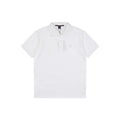 Louis Vuitton Small Monogram Embroidered Polo Shirt Short Sleeve - White