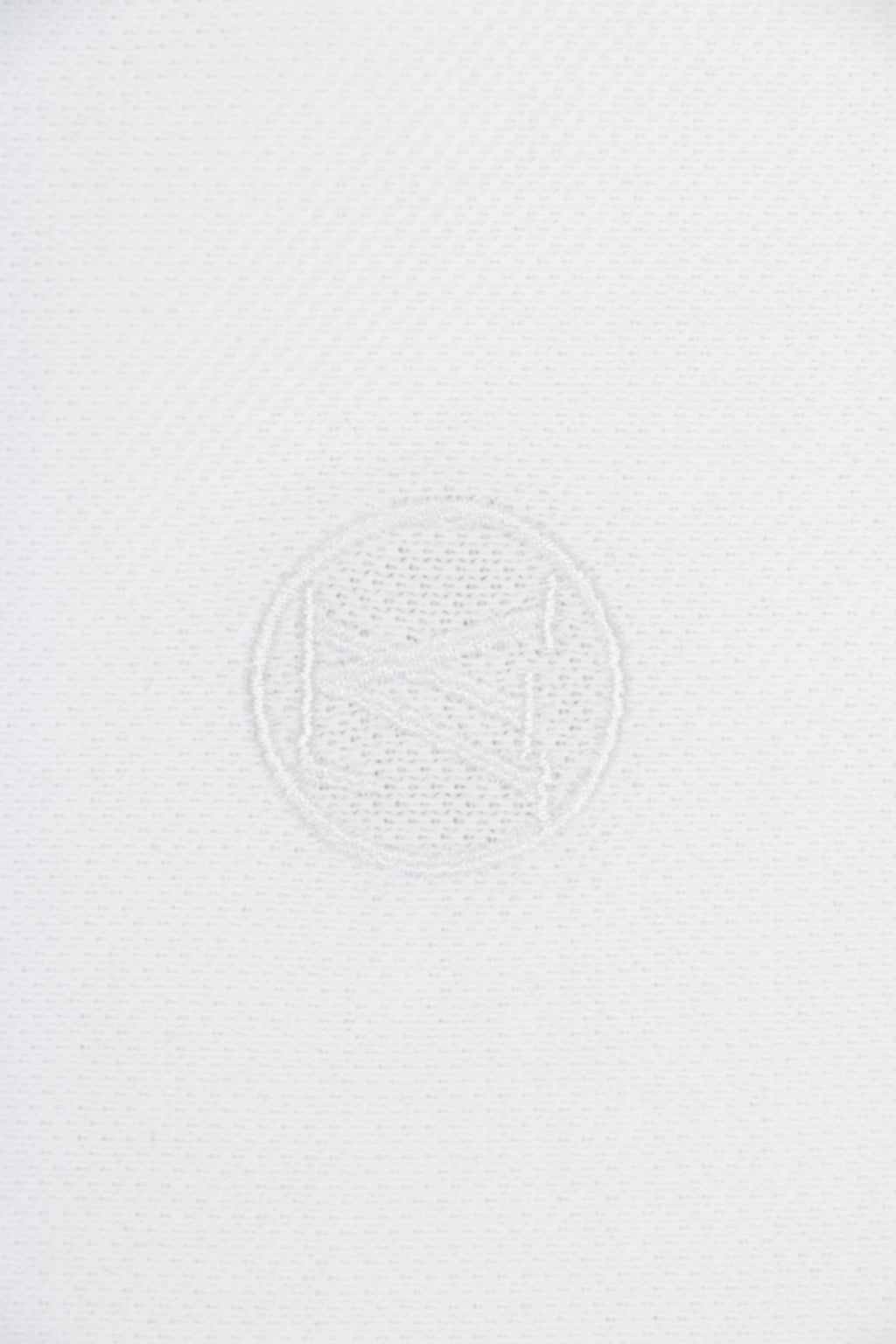 Louis Vuitton Small Monogram Embroidered Polo Shirt Short Sleeve - White