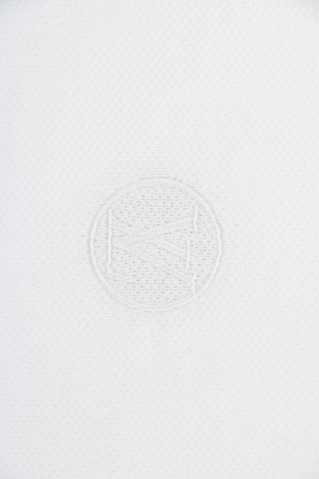Louis Vuitton Small Monogram Embroidered Polo Shirt Short Sleeve - White