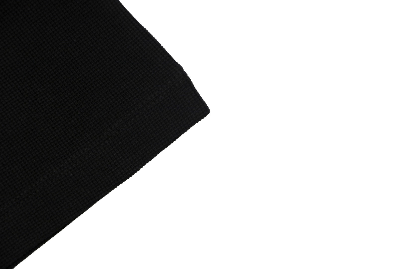 Prada Triangle Logo Waffle-Knit Short-Sleeve T-Shirt Black