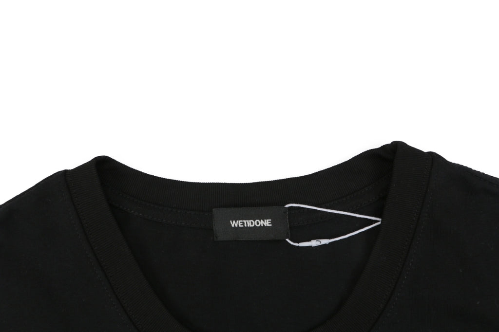 We11done Number 23 Graphic Print Short-Sleeve T-Shirt Black