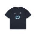 We11done Number 23 Graphic Print Short-Sleeve T-Shirt Navy