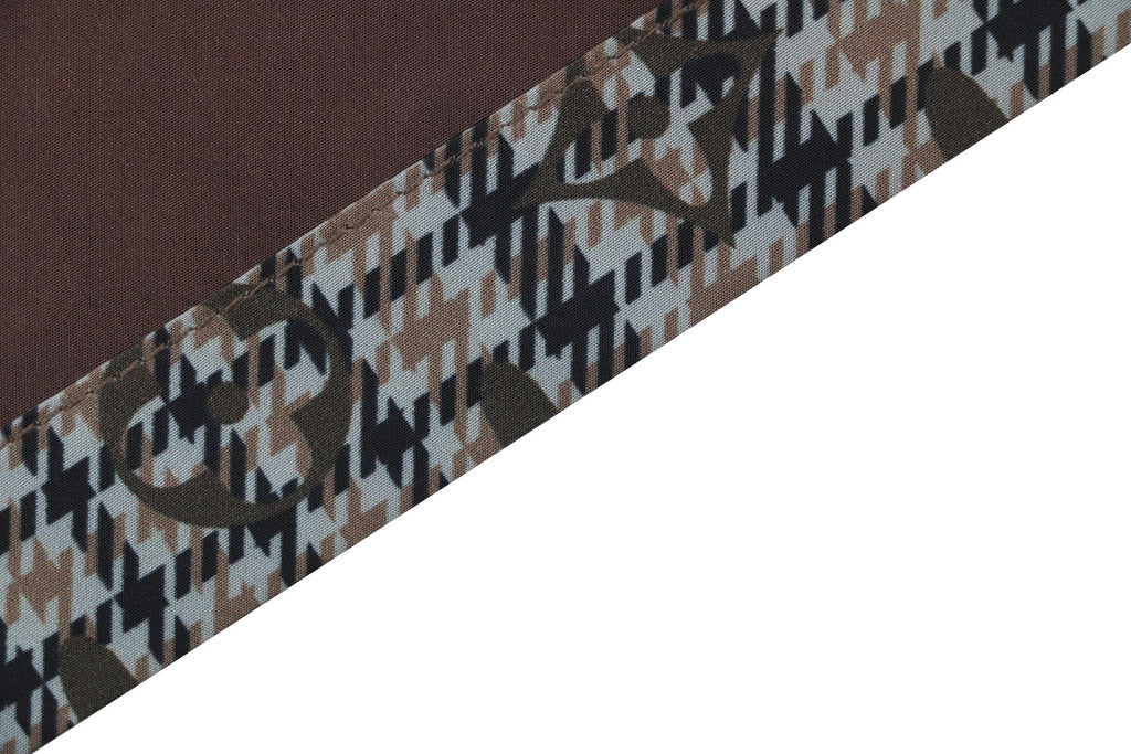 Louis Vuitton Tonal Brown Monogram Check Short-Sleeve Shirt