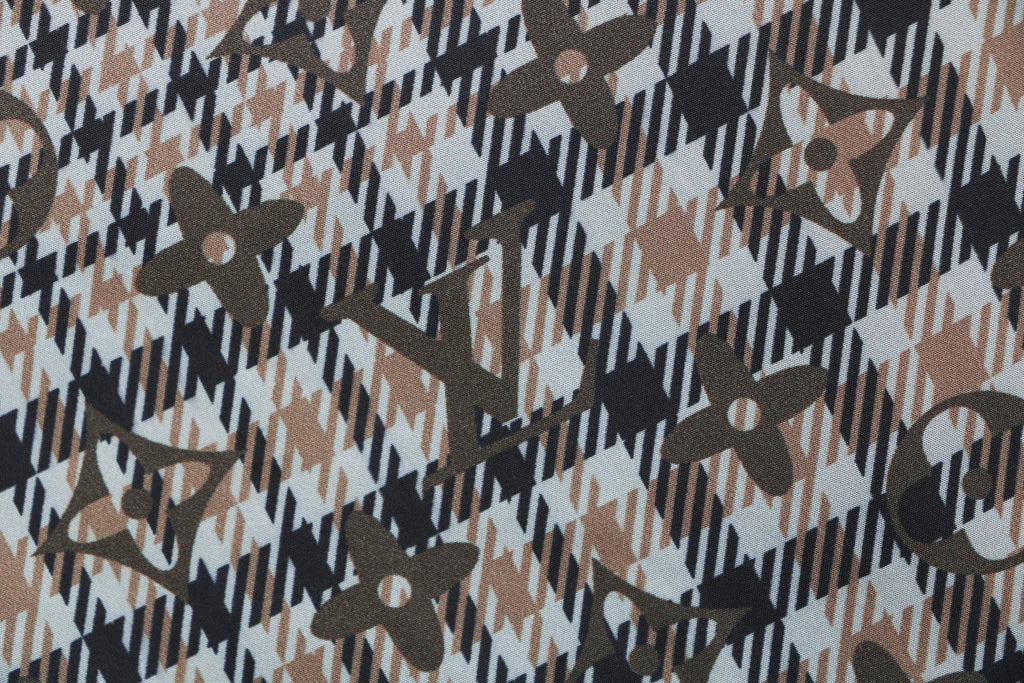 Louis Vuitton Tonal Brown Monogram Check Shorts