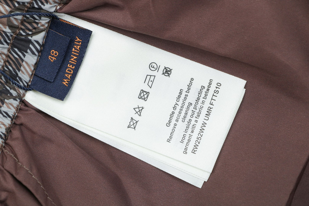 Louis Vuitton Tonal Brown Monogram Check Shorts