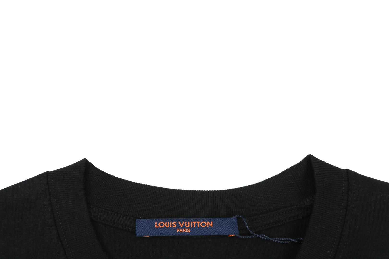 Louis Vuitton Équipe Edelweiss Floral Letter Print Short-Sleeve T-Shirt Black