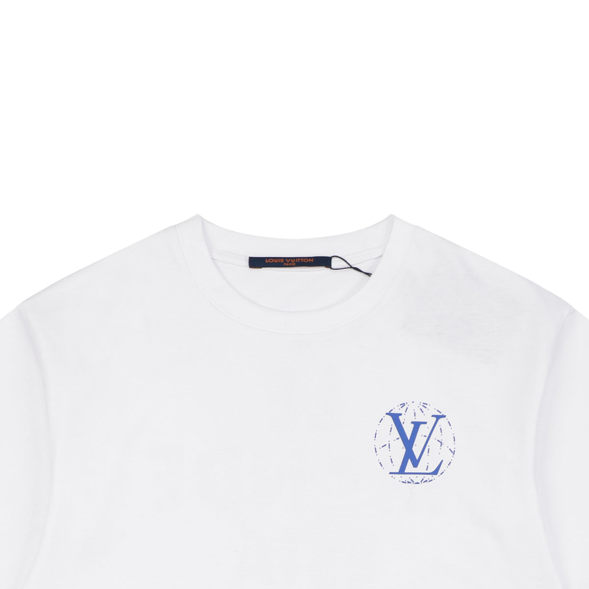 Louis Vuitton Équipe Le Monde Est À Vous Globe Slogan Print Short-Sleeve T-Shirt White