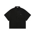 Balenciaga Gothic Letter Print Short Sleeve Shirt