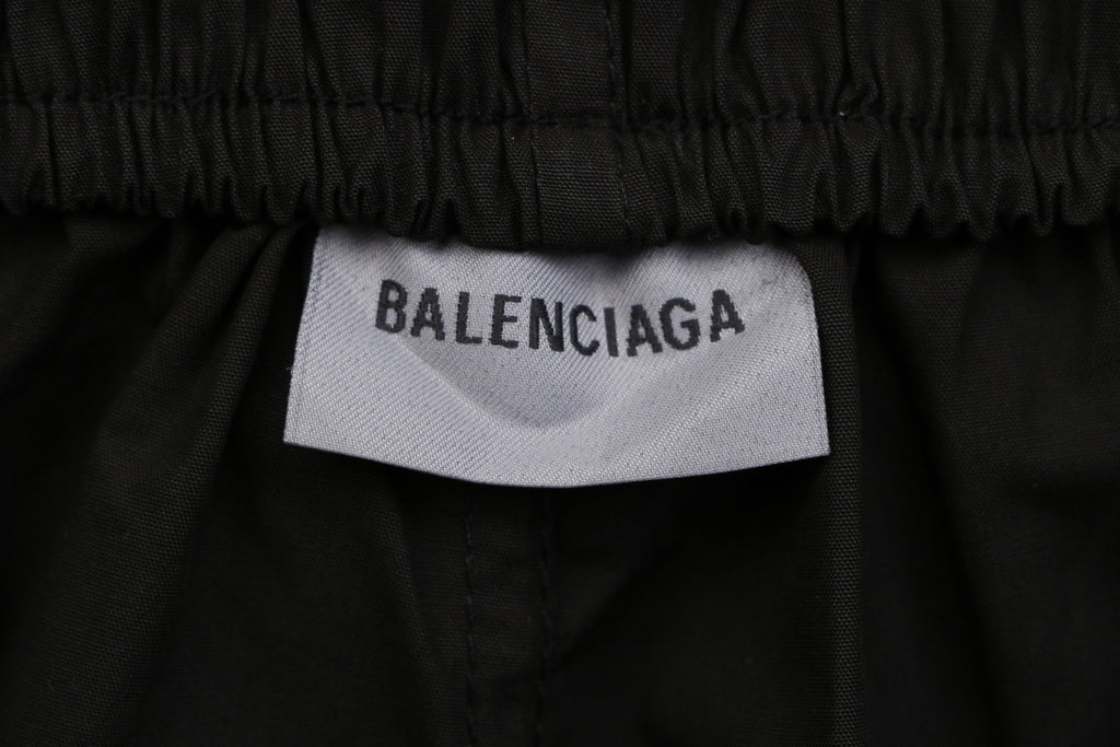 Balenciaga Gothic Letter Print Shorts