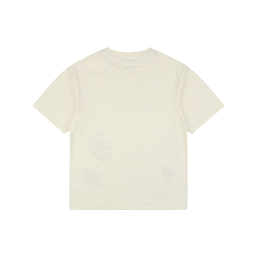 Hermès Openwork Floral Embroidered Short Sleeve T-Shirt