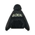 Balenciaga Yellow Tape Logo Print Hoodie