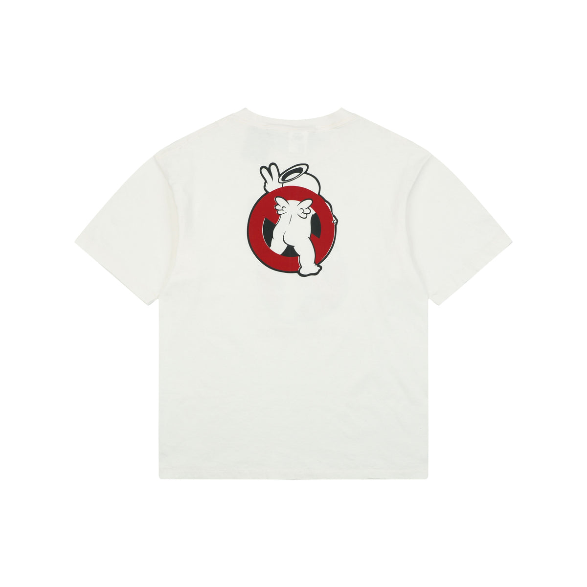 Saint Michael Saint Horror Ghost Baby Print T-Shirt