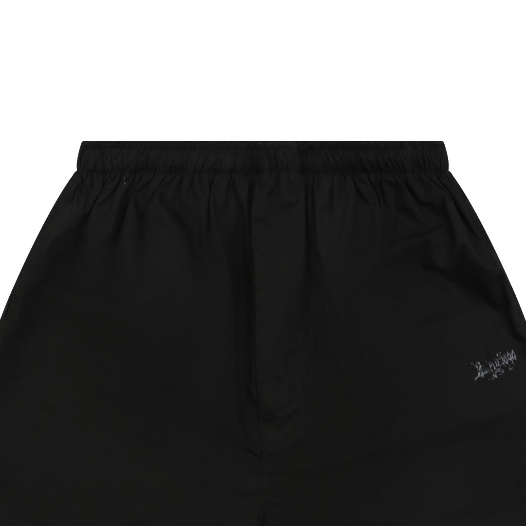 Balenciaga Gothic Paris Letter Print Shorts