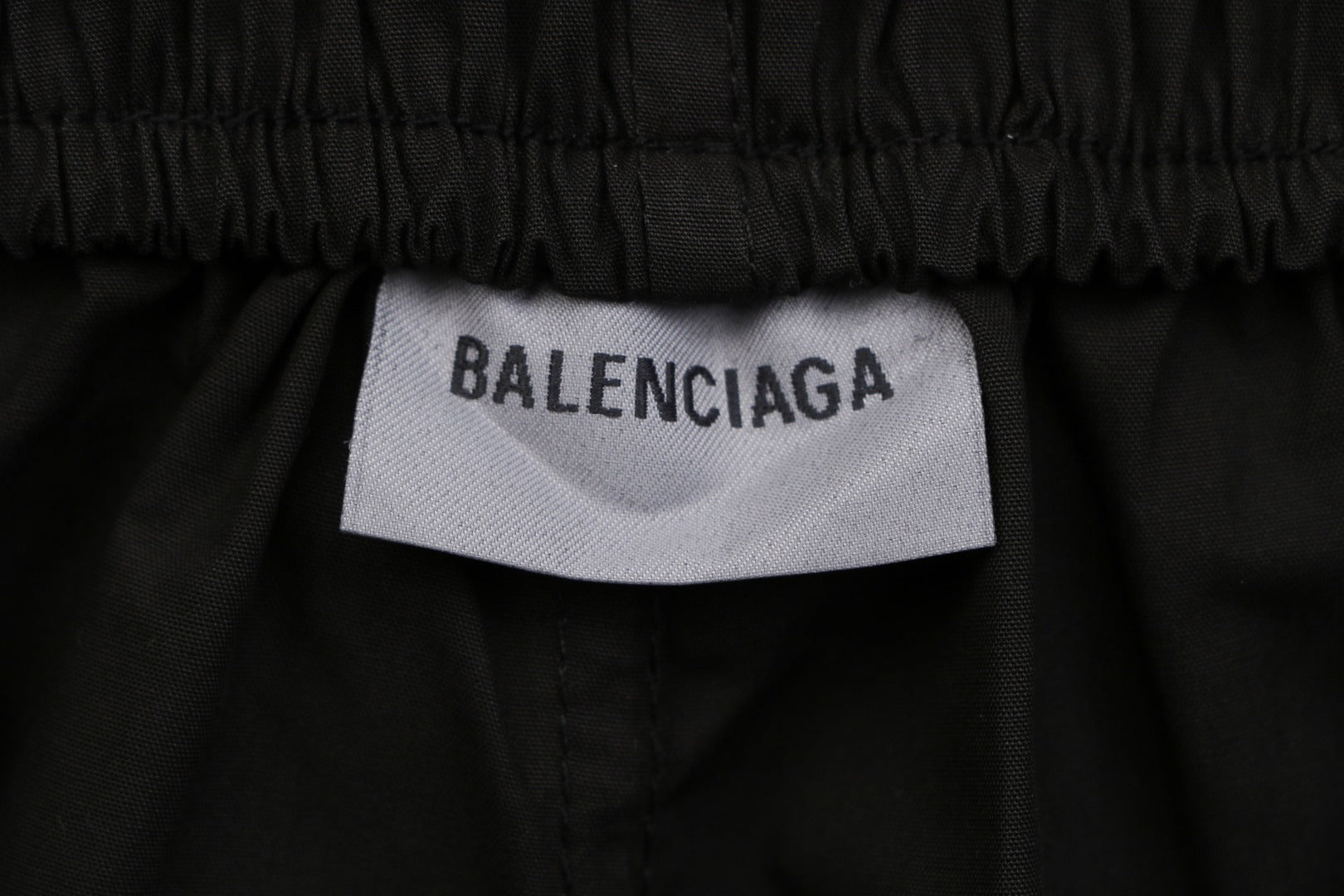 Balenciaga Gothic Paris Letter Print Shorts