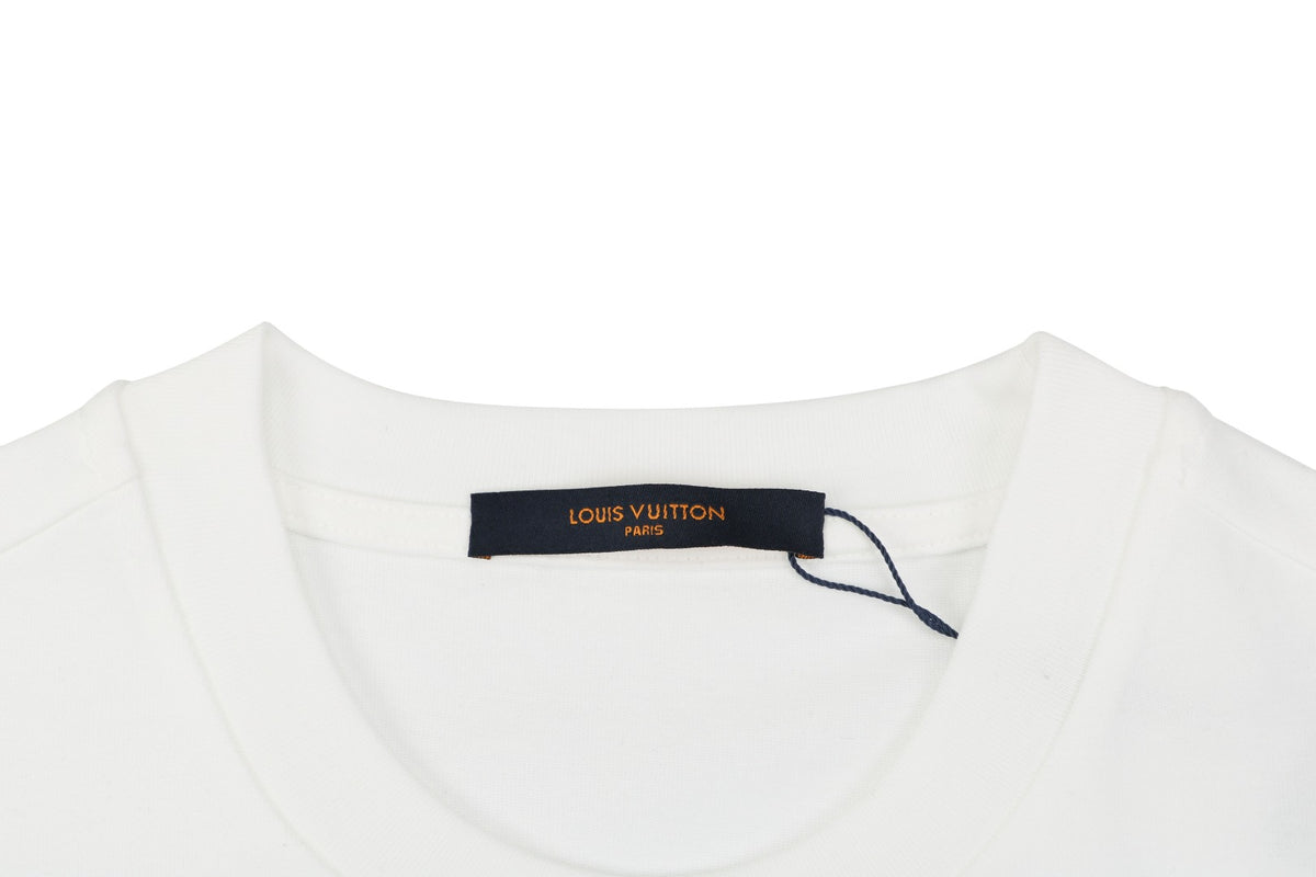 Louis Vuitton Serpent Board Game Print Short Sleeve T-Shirt