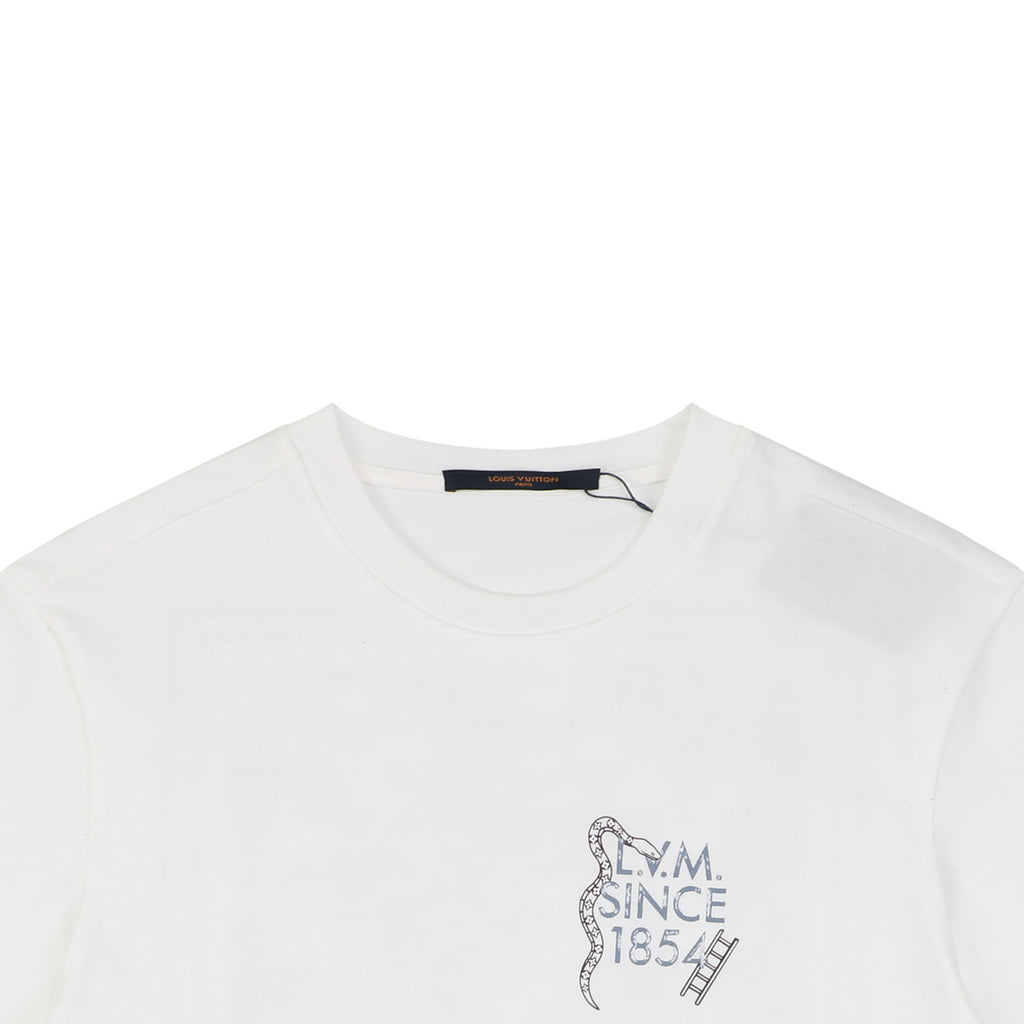 Louis Vuitton Serpent Board Game Print Short Sleeve T-Shirt